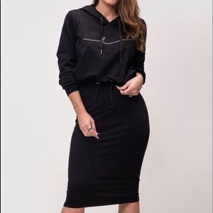 By Egreis Signature Hoodie Dress